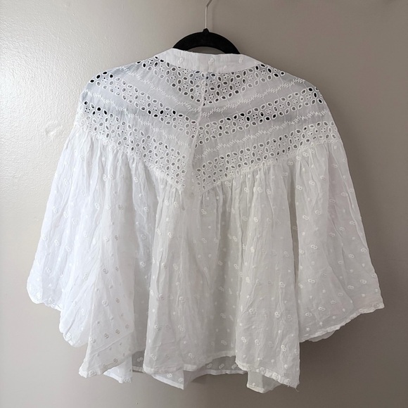 NWT Calypso St. Barth Eyelet Blouse - Picture 4 of 6
